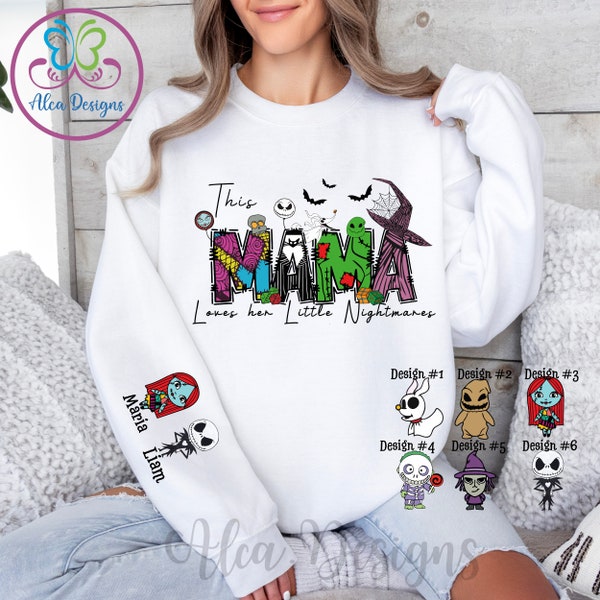 Mama Halloween Hoodie: Spooky Nightmare Design