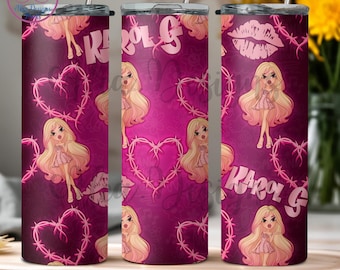 Karol G Skinny Tumbler: seizoenscadeau Bichota