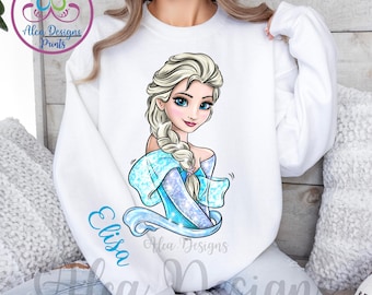 Elsa Sweatshirt: Winter Princess Pullover, Inspired Hoodie