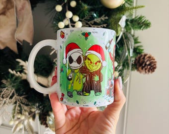 Customizable Christmas Coffee Mug: Holiday Cocoa Mug