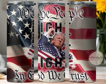 Fight Trump Tumbler: Republican Convention 20oz Metal Tumbler