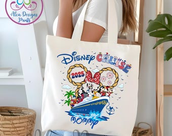 Bolsa de lona personalizada Disney Cruise 2025