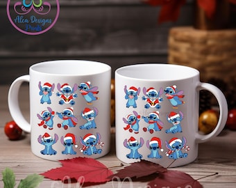 Stitch Christmas Mug: Holiday Coffee Gift