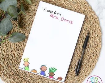 Customizable Teacher Notepad: Back to School Gift