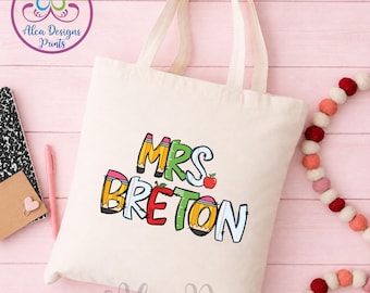 Regalo para profesores, bolso de tela para profesores, Semana de agradecimiento a los profesores, regalo de Navidad para profesores, regalo de regreso a clases para profesores, regalo de regreso a clases