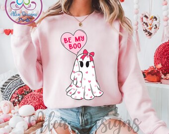 Be My Boo Ghost Valentine's Day Sweatshirt