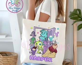 Personalized Monsters Inc. Trick or Treat Tote Bag