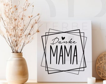 Mother's Day sticker, thank you sticker, decorative sticker, mom, vinyl sticker