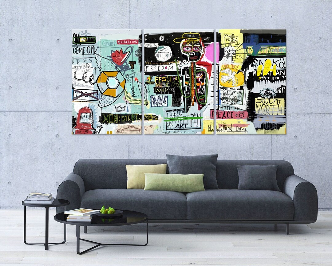 Graffiti Wall Art Room Decor Large Street Art Print Urban Art Etsy