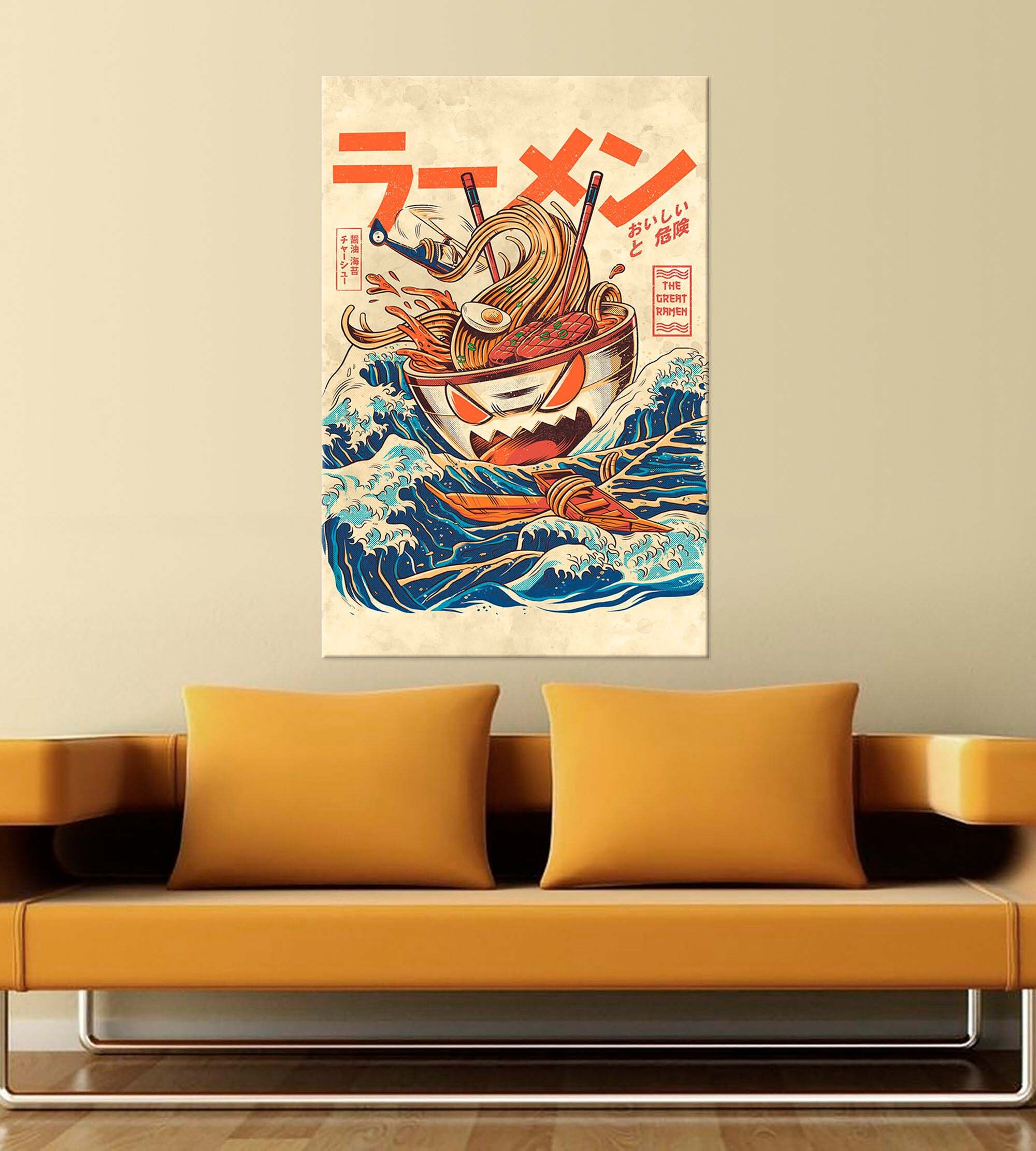 Vintage Japanese Wall Art Asian Kitchen Decor Ramen Noodle Vintage ...