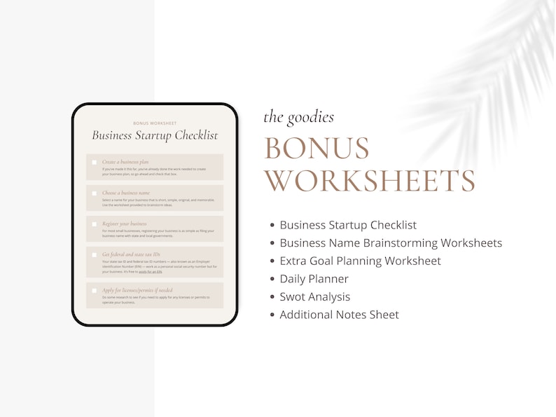 Business startup checklist