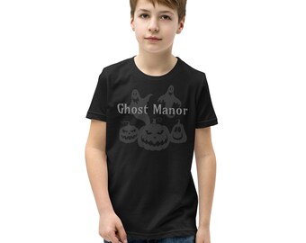 Ghost Manor Youth T-Shirt - Negro