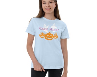 Camiseta Juvenil Ghost Manor - Azul