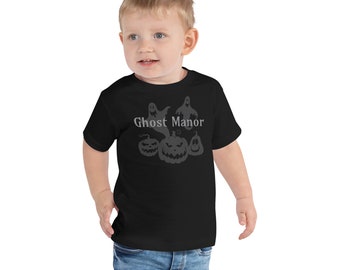 Ghost Manor Toddler Tee - Negro
