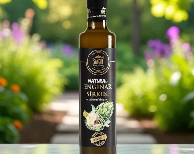 Organic Artichoke Vinegar: Raw Fermented Herbal Tonic for Digestion & Liver Health
