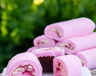 Turkish Delight White Chocolate & Coconut - Raspberry Infused Confectionary for Special Occasions, Gourmet Food Gift