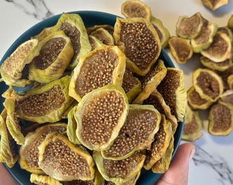 Dried Green Fig Slices – Natural Sun Dried Fruit – Vegan Healthy Snack