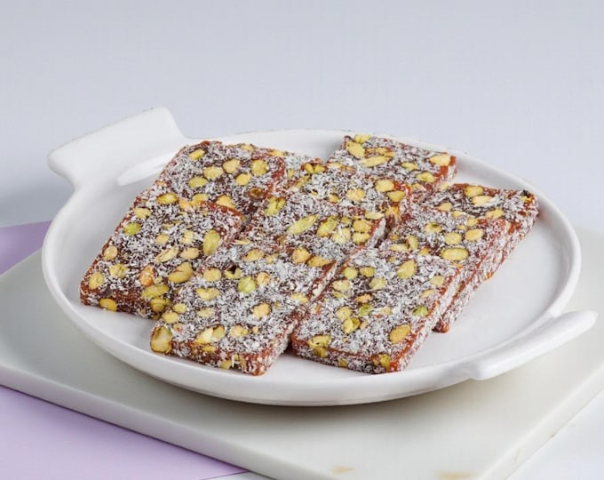 Authentic Turkish Cezerye - Pistachio Delight, Handmade, Natural Sweetness