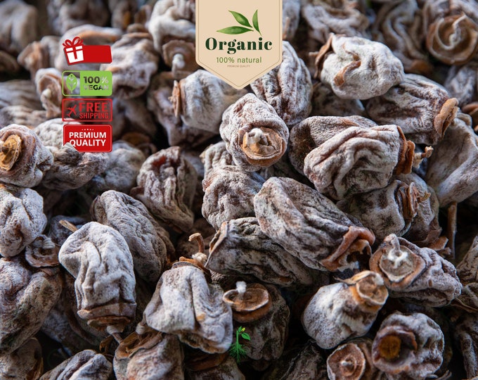 Whole Dried Persimmon: The Most Special Tastes of Nature, Dried Whole Kaki, Vegan