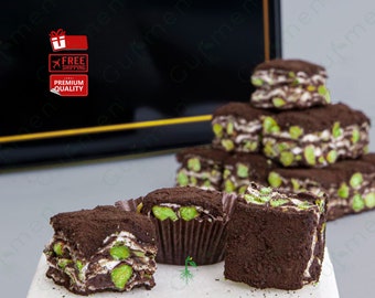 Gourmet Oreo Pistachio Chocolate Turkish Delight - Unique Flavor Journey, Perfect for Daily Indulgence & Sweet Gifts