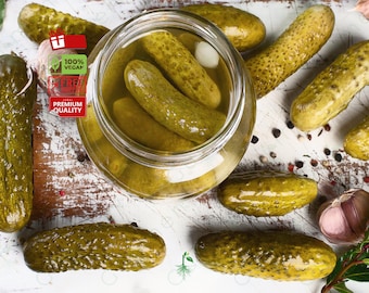 Probiotic Packed Cucumber Pickles, Perfect for Your Digestive Health