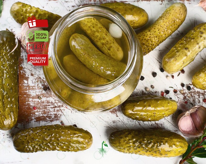 Probiotic Packed Cucumber Pickles, Perfect for Your Digestive Health