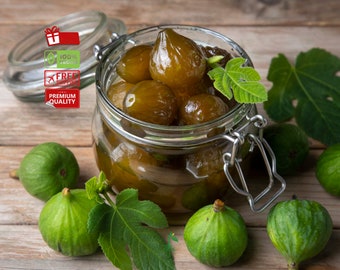 Handcrafted Green Fig Jam, Slightly Sour & Natural, Perfect for Tea Time, Gourmet Gift Idea