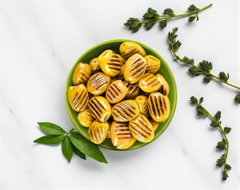 Grilled Green Olives: Aegean Smoky Flavor, No Preservatives