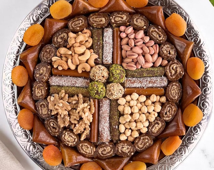 Mega Mixed Nuts - Sweets Platter - Sweet Extravaganza Tray for Weddings, Showers & Events