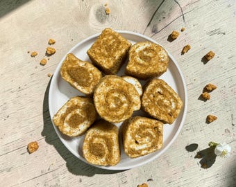 Lotus Biscoff Turkish Delight, Caramelized Biscuit Lokum, Turkish Sweet, Gourmet Dessert