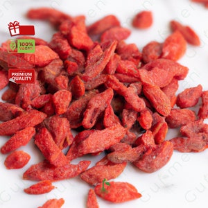 Dried Goji Berries, Dried Medlar Fruit - Antioxidant-Packed, Natural Health Booster - Unique Healthy Living Gift