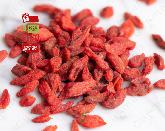 Dried Goji Berries, Dried Medlar Fruit - Antioxidant-Packed, Natural Health Booster - Unique Healthy Living Gift
