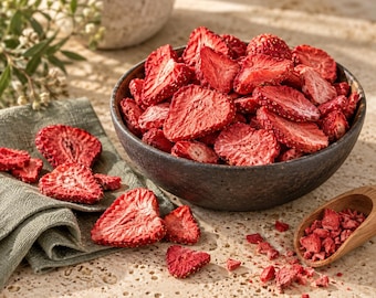 Freeze-Dried Strawberries: Crispy Vegan Gluten-Free Snack