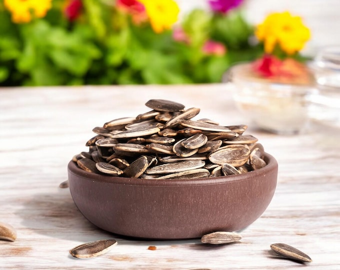 Roasted Black Sunflower Seeds, Salt-Free Healthy Snack, Perfect for Daily Snacking and Gatherings