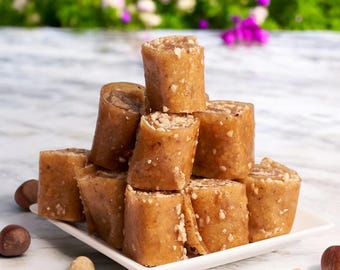 Hazelnut Filled Honey Roll Fruit Leather, Deliciously Sweet and Nutty Snack for Any Occasion