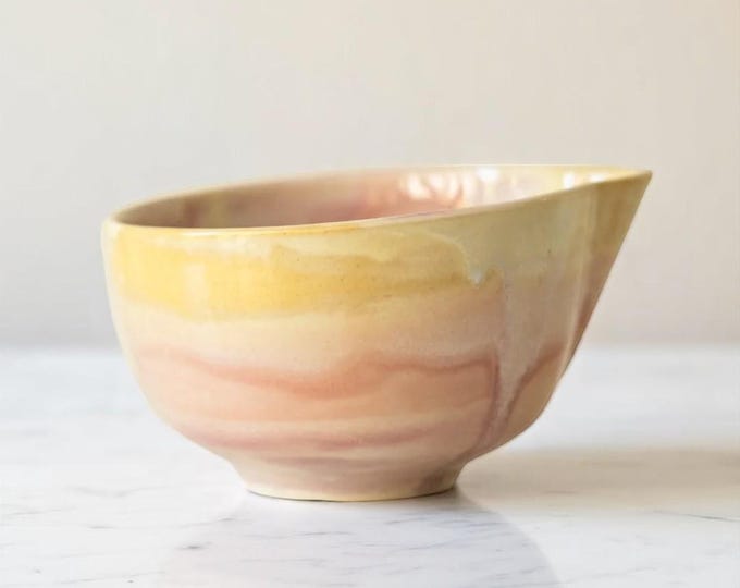 Vibrant Pink Stoneware Matcha Bowl 450 ml – Rustic Handmade Chawan for Matcha Rituals