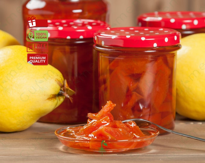 Homemade Quince Jam - Natural Ingredients, Sweet & Tart, Perfect Breakfast Treat
