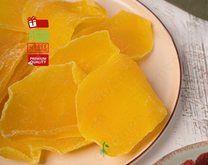 Flavor Explosion: Yellow Dried Mango - Healthy Snack, Vegan