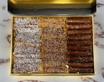 Handmade Mixed Pestil Rolls 1kg – Natural Fruit Leather, Hazelnut Filling, Artisan Coatings for Gourmet Lovers