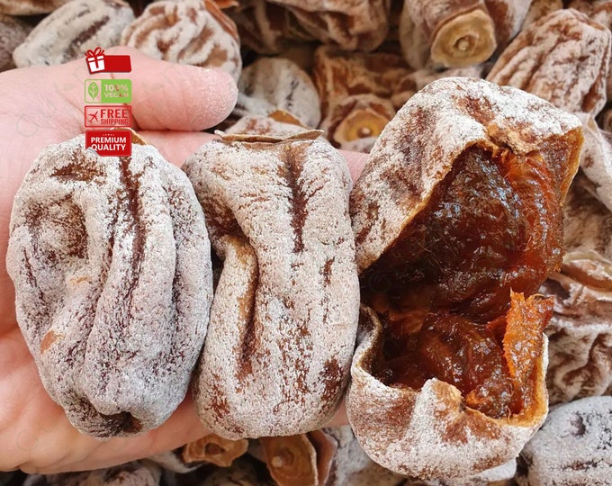 New Harvest Hoshigaki: Artisan Dried Persimmons, Rich in Flavor and Nutrients, Ideal for Vegan & Gluten-Free Diets