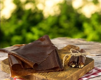 Sour Apricot Fruit Leather – All-Natural, No Additives, Traditional Healthy Snack