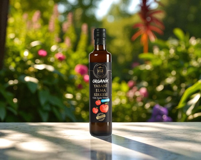 Raw Wild Apple Cider Vinegar, Gut Friendly, Raw and Organic, Raw Apple Tonic, 500 ml.