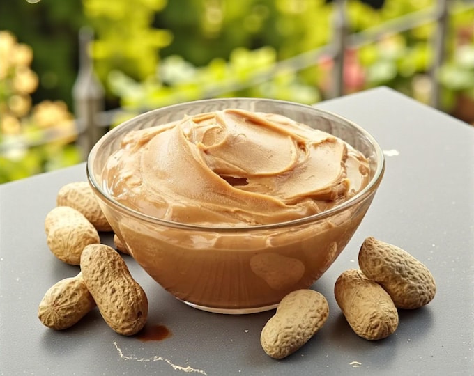 Peanut Butter – No Added Sugar Natural Peanut Spread – Vegan Keto Friendly Healthy Protein Snack