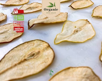 Tasty Dried Pear Slices: Vegan, No Sugar Added