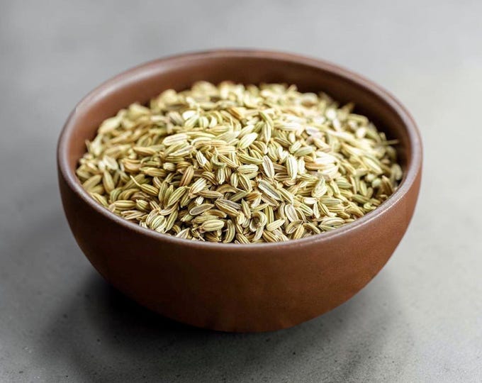 Organic Whole Fennel Seeds, Culinary Anise Spice for Cooking and Tea