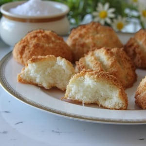 Krokante kokoscroquant: handgemaakt hatay-dessert