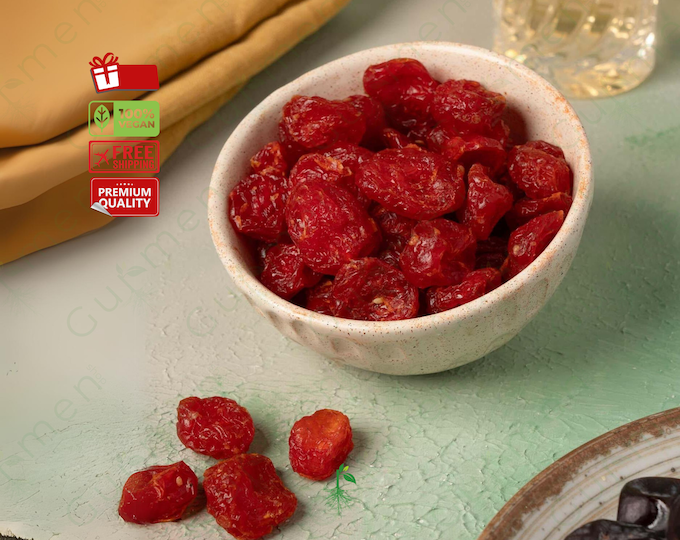 Premium Dried Cherry Tomatoes - Intense Aroma, Sweet and Tangy, Natural and Additive-Free