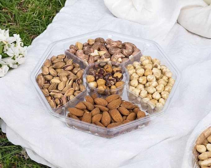 Gourmet Mixed Nut Platter | Perfect for Meetings & Picnics | Cashews, Almonds