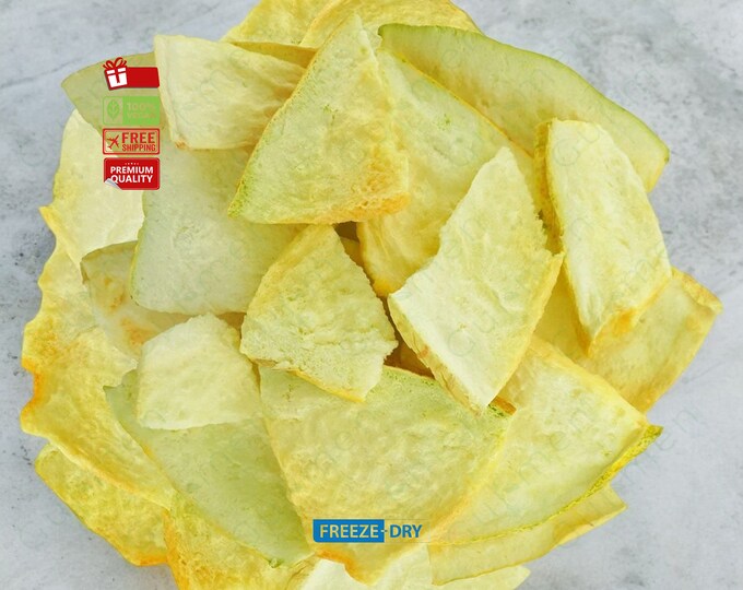 Freeze-Dried Melon Slices, Crunchy & Sweet Healthy Snack for Smoothies or On-the-Go Energy, Vegan-Friendly Gift for Health Lovers
