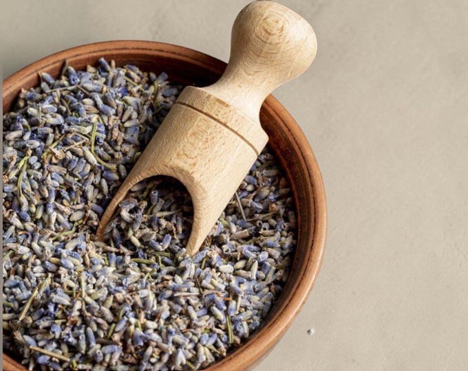 Dried Lavender Buds, Natural Culinary Grade Herb for Tea